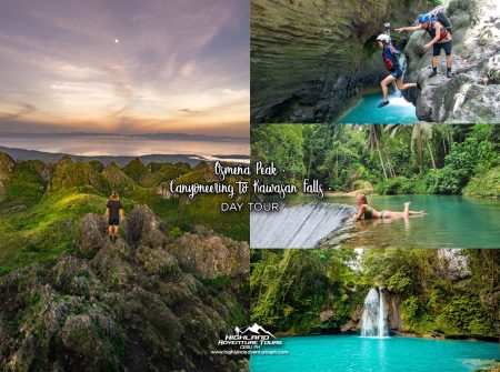 Osmeña Peak + Canyoneering to Kawasan Falls Day Tour