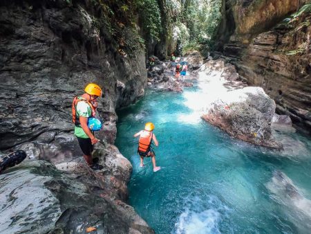 Sardines and Sea Turtles Snorkeling + Canyoneering to Kawasan Falls Day Tour