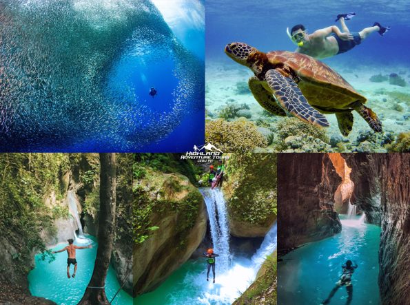 Kabutongan Canyoneering + Sardines and Sea Turtles Snorkeling